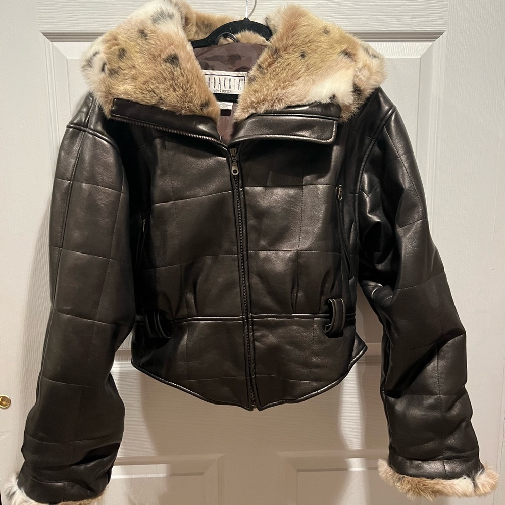 BB Dakota Faux Fur Coat - Brown